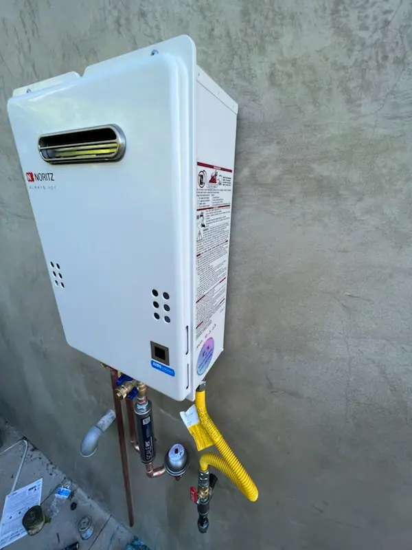 Tankless water heater installation for Saint Michael homes